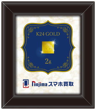 金ののべこ オリジナル純金製プレート