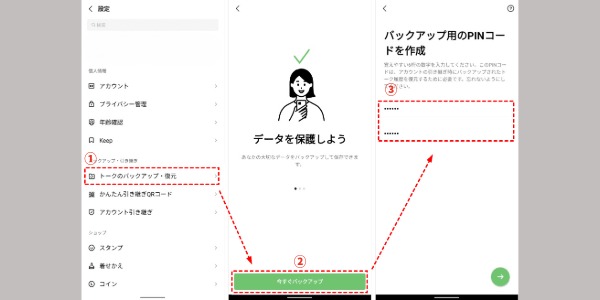 LINEバックアップ
